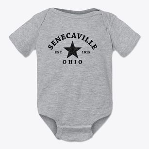 Senecaville Ohio Star Baby Onesie