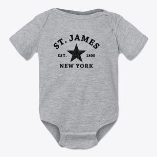 St. James New York Star Baby Onesie