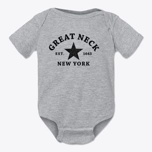 Great Neck New York Star Baby Onesie
