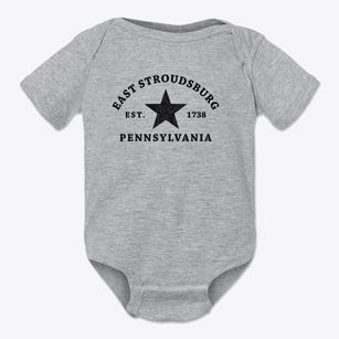 East Stroudsburg Pennsylvania Star Baby Onesie