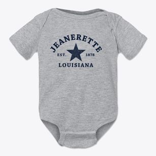 Jeanerette Louisiana Star Baby Onesie