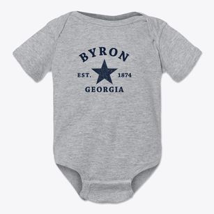 Byron Georgia Star Baby Onesie