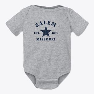 Salem Missouri Star Baby Onesie