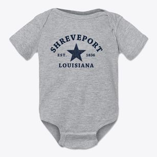 Shreveport Louisiana Star Baby Onesie