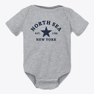 North Sea New York Star Baby Onesie