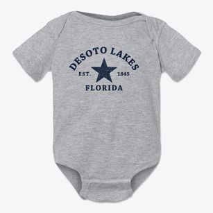 Desoto Lakes Florida Star Baby Onesie