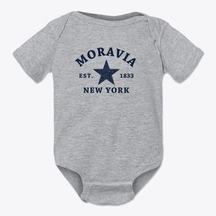 Moravia New York Star Baby Onesie