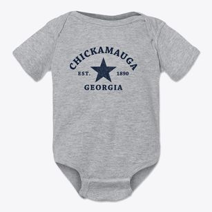 Chickamauga Georgia Star Baby Onesie
