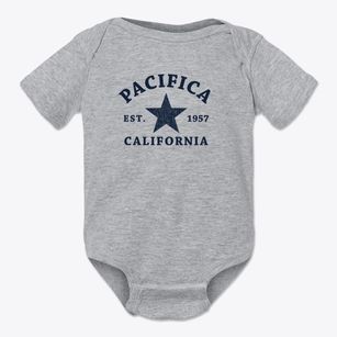 Pacifica California Star Baby Onesie