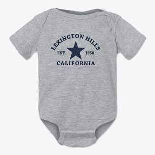Lexington Hills California Star Baby Onesie