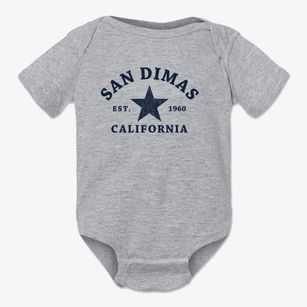 San Dimas California Star Baby Onesie