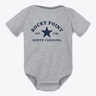 Rocky Point North Carolina Star Baby Onesie