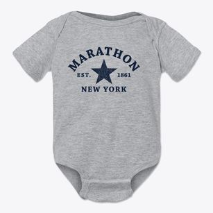 Marathon New York Star Baby Onesie