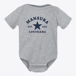 Mansura Louisiana Star Baby Onesie