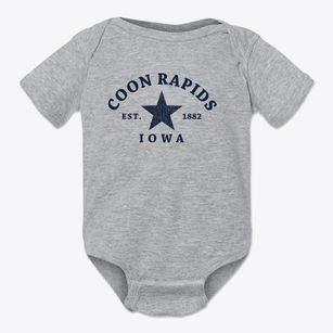 Coon Rapids Iowa Star Baby Onesie