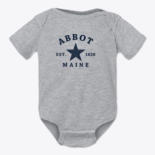 Abbot Maine Star Baby Onesie