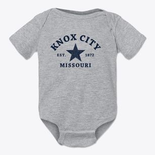 Knox City Missouri Star Baby Onesie