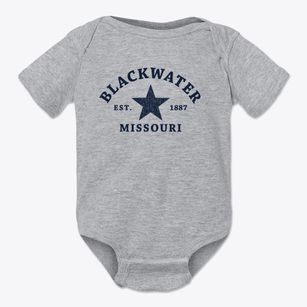 Blackwater Missouri Star Baby Onesie