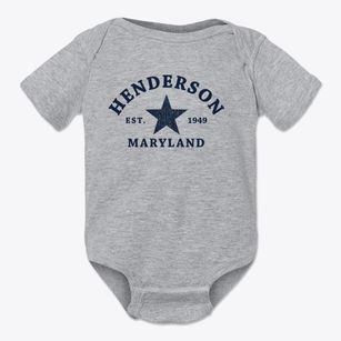 Henderson Maryland Star Baby Onesie