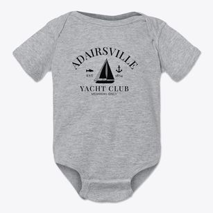 Adairsville Georgia Yacht Club Baby Onesie