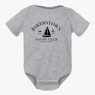 Bakerstown Pennsylvania Yacht Club Baby Onesie