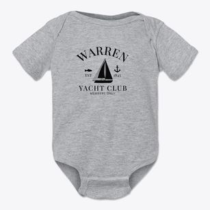 Warren Texas Yacht Club Baby Onesie