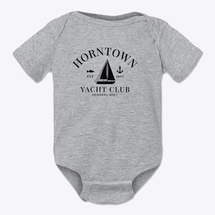 Horntown Oklahoma Yacht Club Baby Onesie
