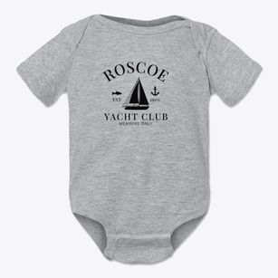 Roscoe Montana Yacht Club Baby Onesie