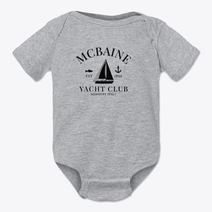 Mcbaine Missouri Yacht Club Baby Onesie