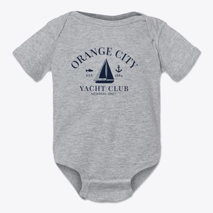Orange City Iowa Yacht Club Baby Onesie