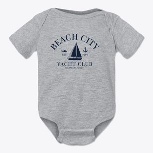 Beach City Texas Yacht Club Baby Onesie