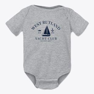 West Rutland Vermont Yacht Club Baby Onesie