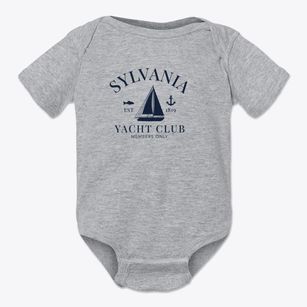 Sylvania Alabama Yacht Club Baby Onesie