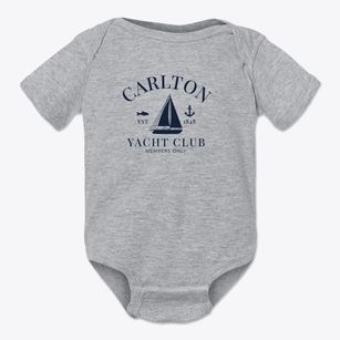 Carlton Wisconsin Yacht Club Baby Onesie