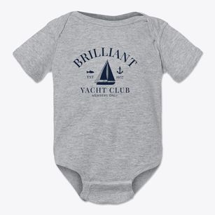 Brilliant Alabama Yacht Club Baby Onesie