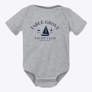 Table Grove Illinois Yacht Club Baby Onesie
