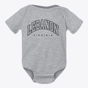 Lebanon Virginia Inline Baby Onesie