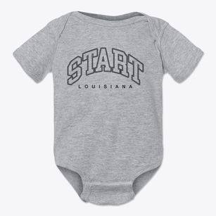 Start Louisiana Inline Baby Onesie