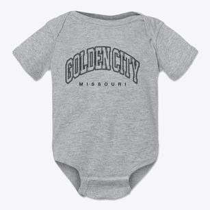 Golden City Missouri Inline Baby Onesie