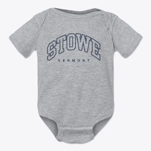 Stowe Vermont Inline Baby Onesie