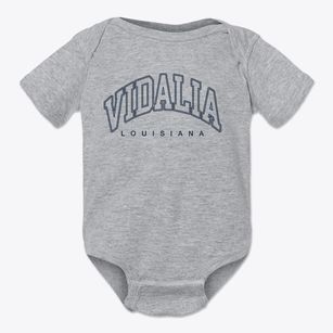 Vidalia Louisiana Inline Baby Onesie