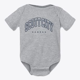 Scott City Kansas Inline Baby Onesie
