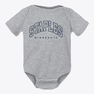 Staples Minnesota Inline Baby Onesie