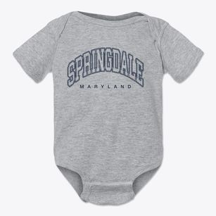 Springdale Maryland Inline Baby Onesie