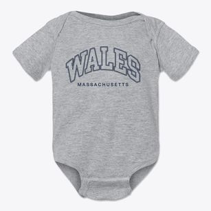 Wales Massachusetts Inline Baby Onesie