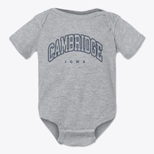 Cambridge Iowa Inline Baby Onesie