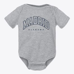Madrid Alabama Inline Baby Onesie