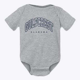 Gulfcrest Alabama Inline Baby Onesie