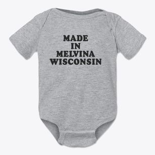 Melvina Wisconsin Classic 70s Baby Onesie