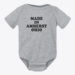 Amherst Ohio Classic 70s Baby Onesie